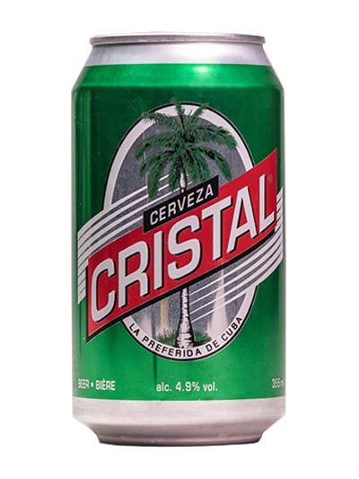 Cerveza Cristal de lata